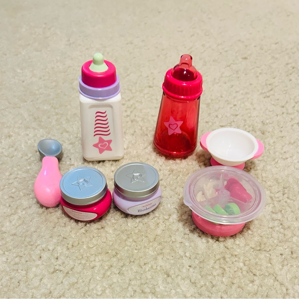 Bitty Baby American girl food bottle snack set